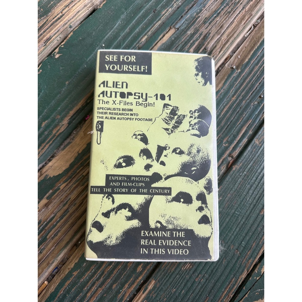Alien Autopsy 101 The X-Files Begin VHS UFO Central Video Roswell Documentary